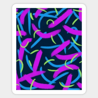 gouache pattern Sticker